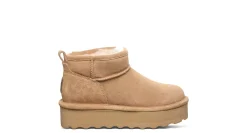 BEARPAW WOMENS RETRO SHORTY SOLID WATER RESISTANT FUR BOOT*Women Campus Comfort|Shearling & Lined Boots