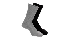 APARA WOMENS RIBBED CREW SOCKS 2 PAIRS* Crew Socks