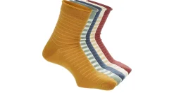 XAPPEAL WOMENS RIBBED QUARTER SOCKS 5 PAIRS* Ankle Socks