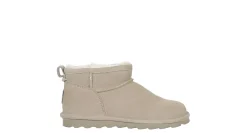 BEARPAW WOMENS SHORTY WATER RESISTANT FUR BOOT*Women Campus Comfort|Shearling & Lined Boots