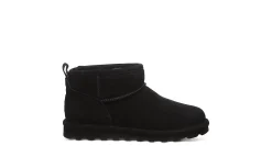 BEARPAW WOMENS SHORTY WATER RESISTANT FUR BOOT*Women Campus Comfort|Shearling & Lined Boots