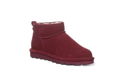 BEARPAW WOMENS SHORTY WATER RESISTANT FUR BOOT*Women Campus Comfort|Shearling & Lined Boots