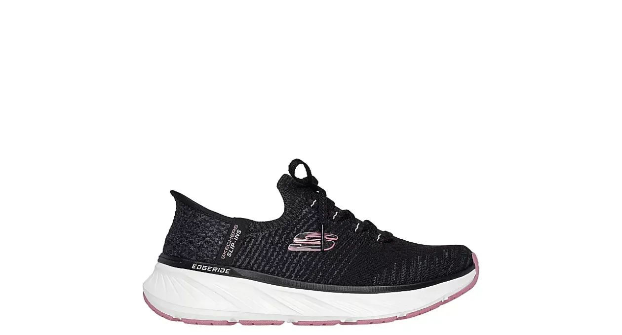 SKECHERS WOMENS SLIP-INS EDGERIDE RUNNING SHOE*Women Running Shoes|Slip On Shoes
