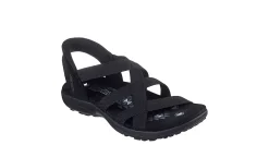 SKECHERS WOMENS SLIP-INS REGGAE SLIM STRETCH FLEX SANDAL*Women Sport Sandals|Flat Sandals