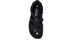 SKECHERS WOMENS SLIP-INS REGGAE SLIM STRETCH FLEX SANDAL*Women Sport Sandals|Flat Sandals