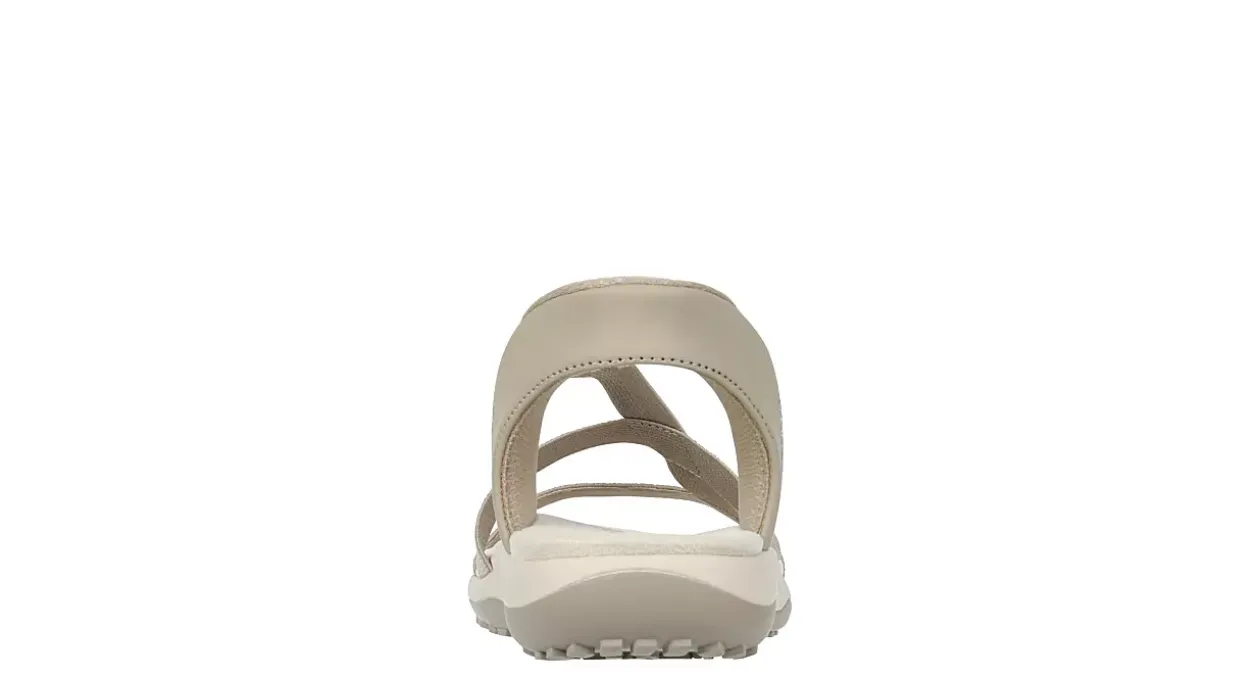 SKECHERS WOMENS SLIP-INS REGGAE SLIM STRETCH FLEX SANDAL*Women Sport Sandals|Flat Sandals