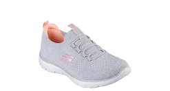 SKECHERS WOMENS SUMMITS KNIT SLIP ON RUNNING SHOE*Women Running Shoes|Slip On Shoes