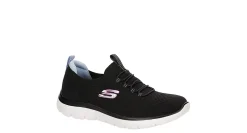 SKECHERS WOMENS SUMMITS KNIT SLIP ON RUNNING SHOE*Women Running Shoes|Slip On Shoes