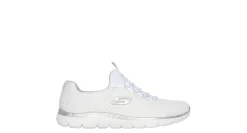 SKECHERS WOMENS SUMMITS SLIP ON RUNNING SHOE*Women Running Shoes|Slip On Shoes