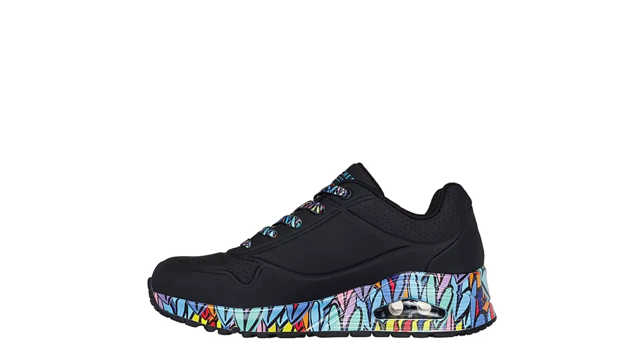 SKECHERS WOMENS UNO X JGOLDCROWN SNEAKER*Women Fashion Sneakers|Comfort Shoes