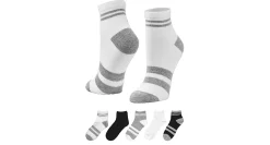 APARA WOMENS VARSITY QUARTER SOCKS 5 PAIRS* Ankle Socks