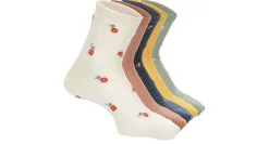 XAPPEAL WOMENS WAFFLE KNIT QUARTER SOCKS 5 PAIRS* Ankle Socks