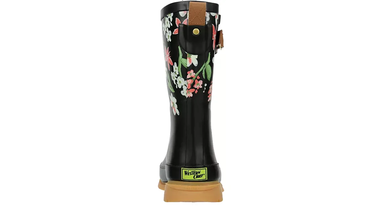 WESTERN CHIEF WOMENS FLORAL MID*Women Chelsea Boots